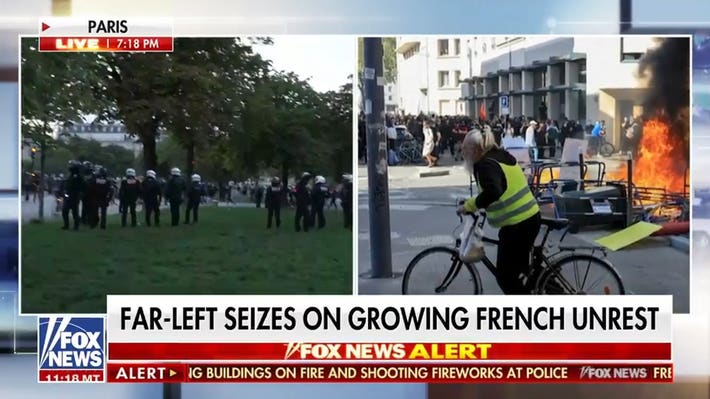 Protesters clash with police as massive riots throw France into national crisis