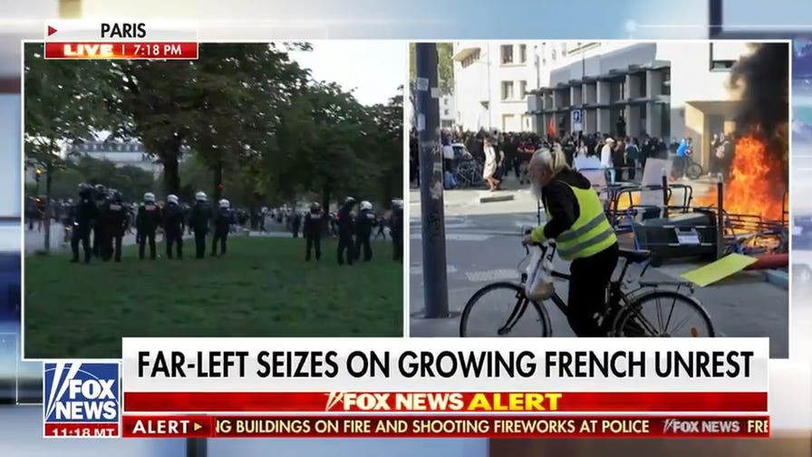 Protesters clash with police as massive riots throw France into national crisis