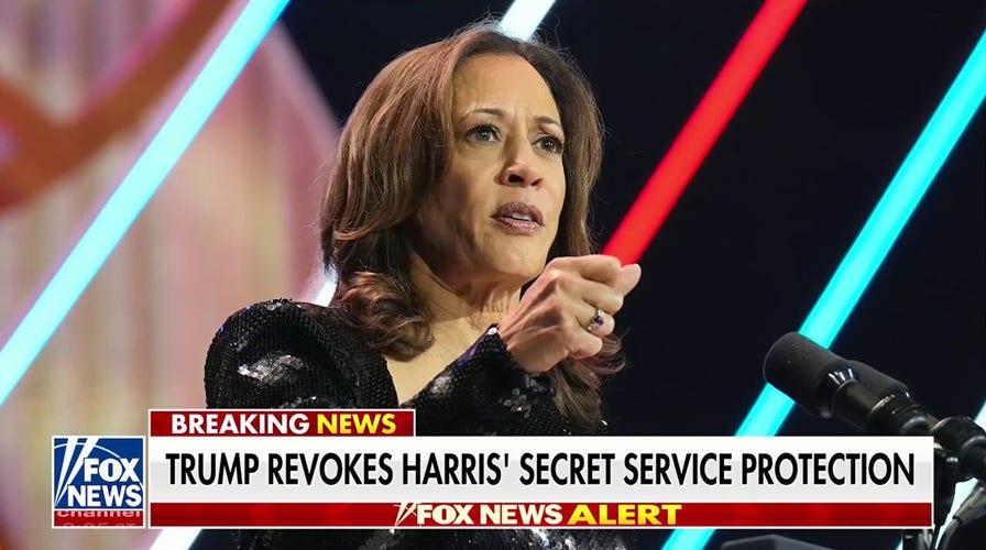 Trump revokes Kamala Harris' Secret Service detail ahead of book tour