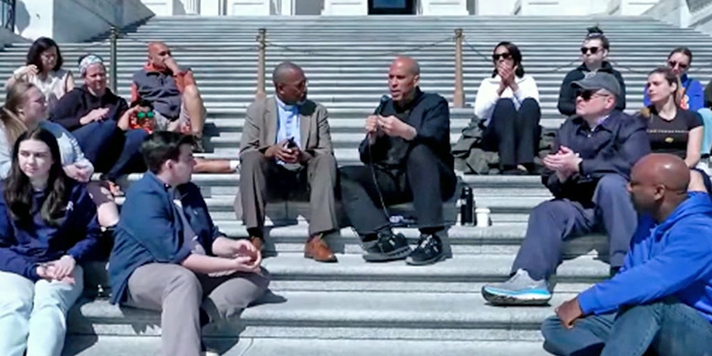 WATCH LIVE: Democrats stage Capitol steps spectacle to lecture America on 'moral urgency'