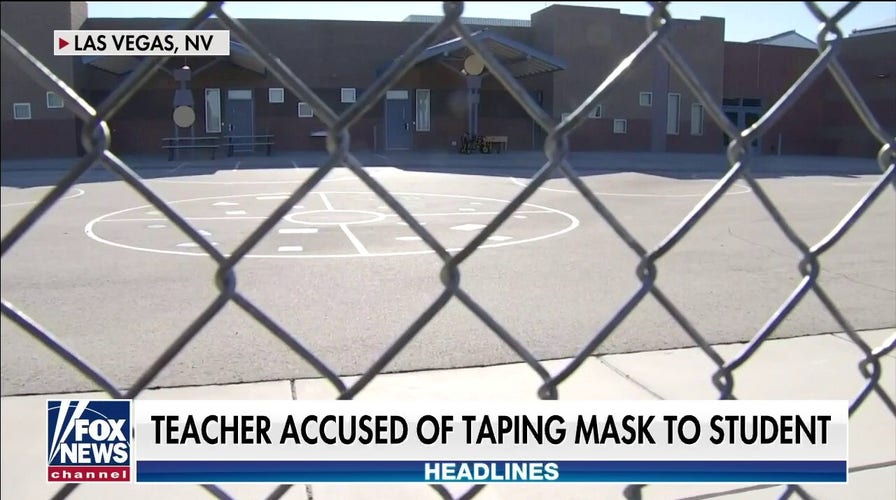 Las Vegas substitute teacher accused of taping mask on boy's face