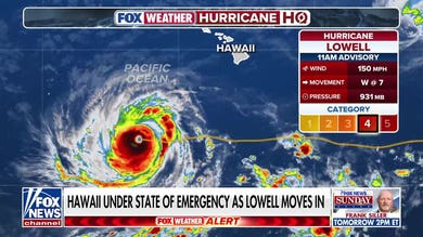 Hurricane Lowell nears Hawaii as state of emergency declared