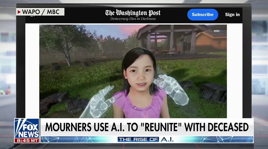 Mourners using AI to ‘reconnect’ with their deceased love ones