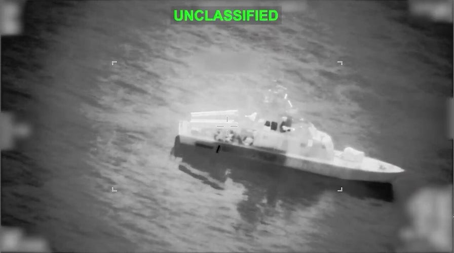 Video shows US striking Iranian mine-laying vessels adjacent   Strait of Hormuz