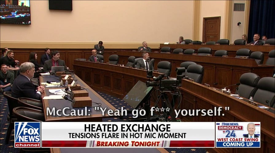 Tensions flare in hot mic moment between Rep. McCaul and Rep. Issa