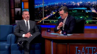 Kimmel, Colbert call President Trump a 'son of a b----'