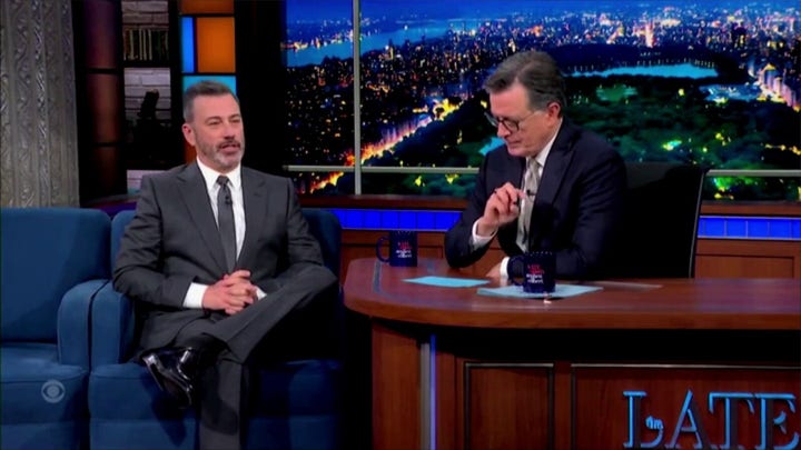 Kimmel, Colbert call President Trump a 'son of a b----' 