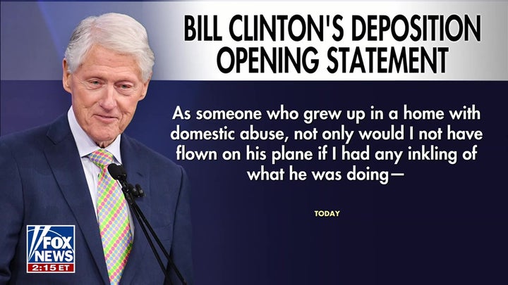 Bill Clinton: If I had known about Epstein’s crimes, I would have turned him in myself 
