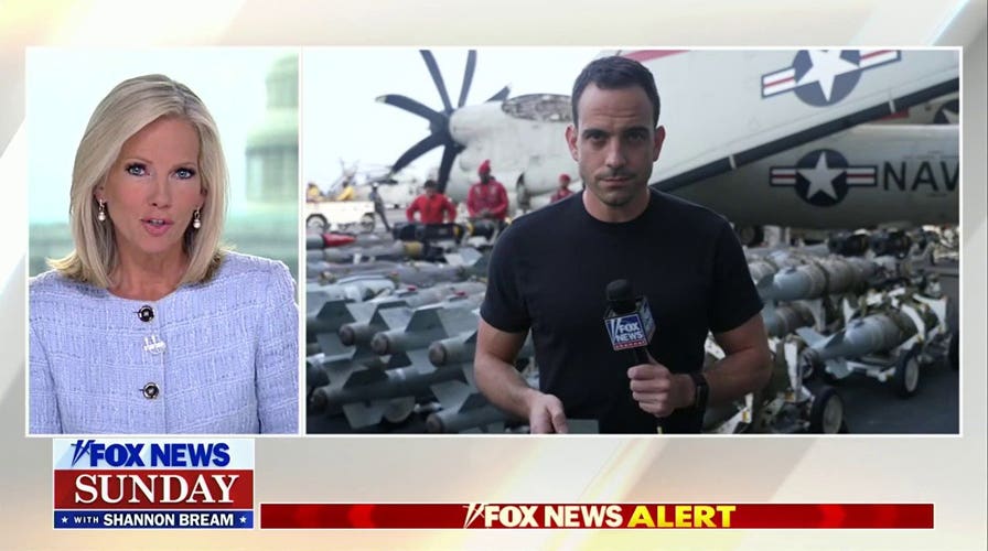 Trey Yingst reports from USS George Washington