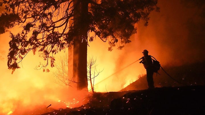 Pyrotechnic at gender reveal party blamed for California wildfire