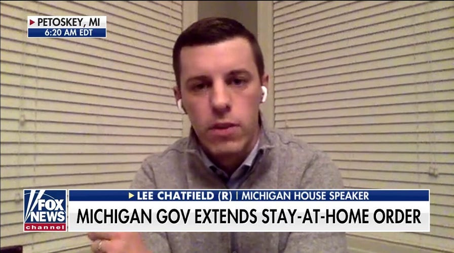 MI House Speaker Lee Chatfield says legislature wants to ensure there is oversight over Gov. Gretchen Whitmer