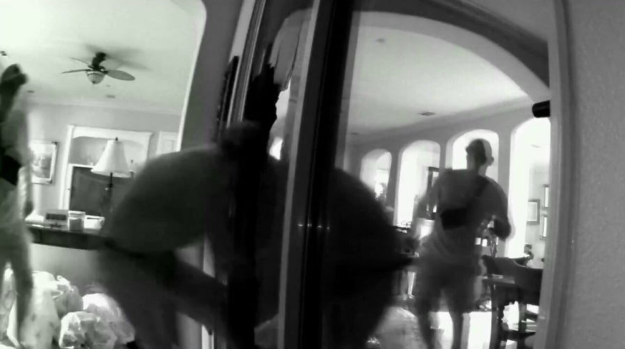 California family watches burglary on home camera