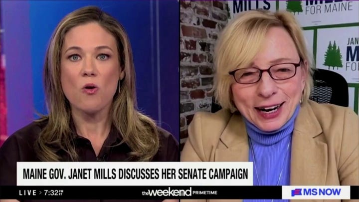 Democratic Maine Senate candidate laughs at question about why voters should trust her after Biden defense