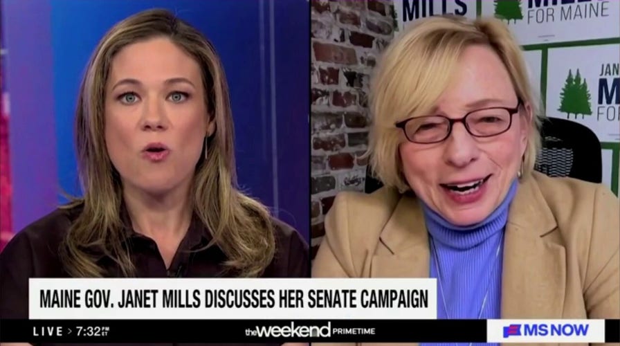 Democratic Maine Senate candidate laughs at question about why voters should trust her after Biden defense