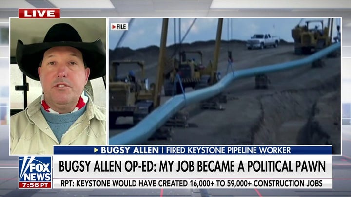 Former Keystone Pipeline worker slams Biden for cancelling project: Cost us 'lots of money'