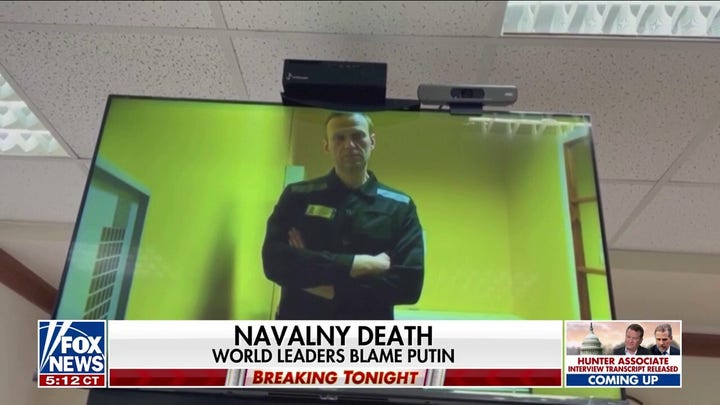 World leaders blame Putin for Alexei Navalny's death