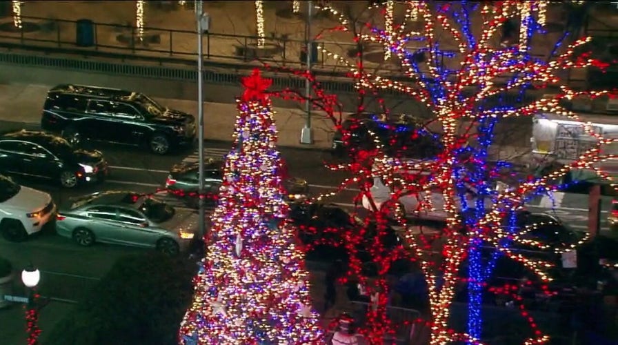 Fox Square Christmas tree lighting