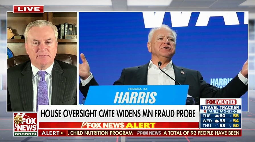 Comer expands House Oversight probe into alleged Minnesota fraud under Walz