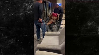 Tara Reid seen slurring words, taken away on stretcher