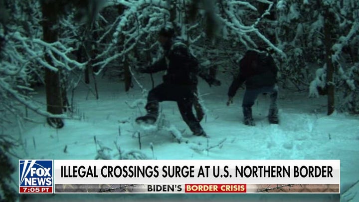 Illegal crossings surge at northern border amid plunging temperatures