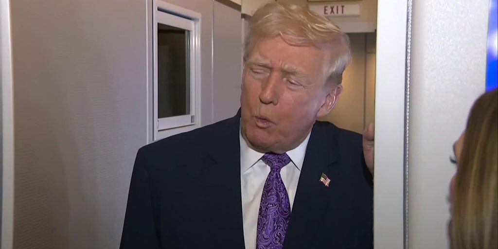 MOMENTS AGO: President Trump speaks to reporters aboard Air Force One