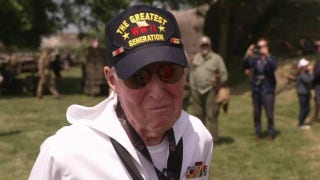 WWII hero commemorates D-Day sharing his story fighting in the battle of Iwo Jima - Fox News
