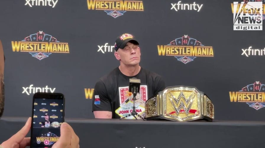 John Cena slams 'clickbait' questions after WrestleMania 41