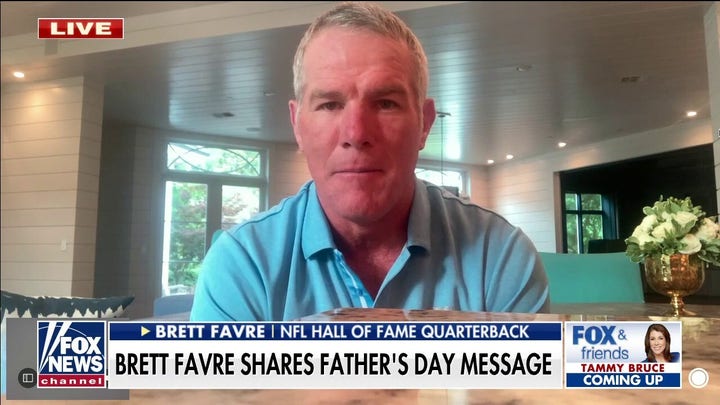 Brett Favre shares Father's Day message, warns against mixing politics with sports