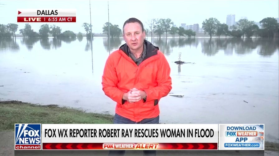 FOX Weather reporter saves woman in flood