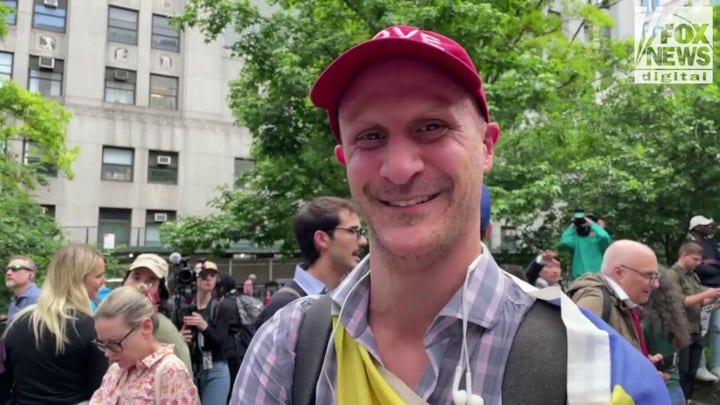 Trump supporters and opponents rally in New York City after verdict announcement