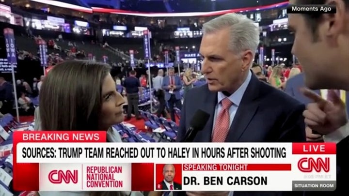 Gaetz interrupts McCarthy's CNN interview 