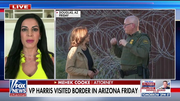 La visita fronterizaHarris Kamala  Harris fue el final de su carrera, dice Mehek Cooke