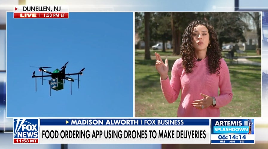 Food delivery drones launch in NJ