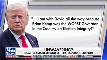 Trump blasts Kemp, reiterates Perdue support ahead of Georgia gubernatorial primary