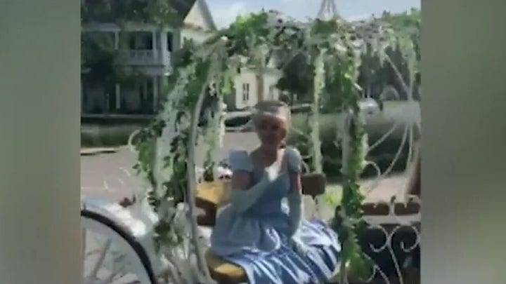 Cinderella makes surprise visit to Orlando neighborhood
