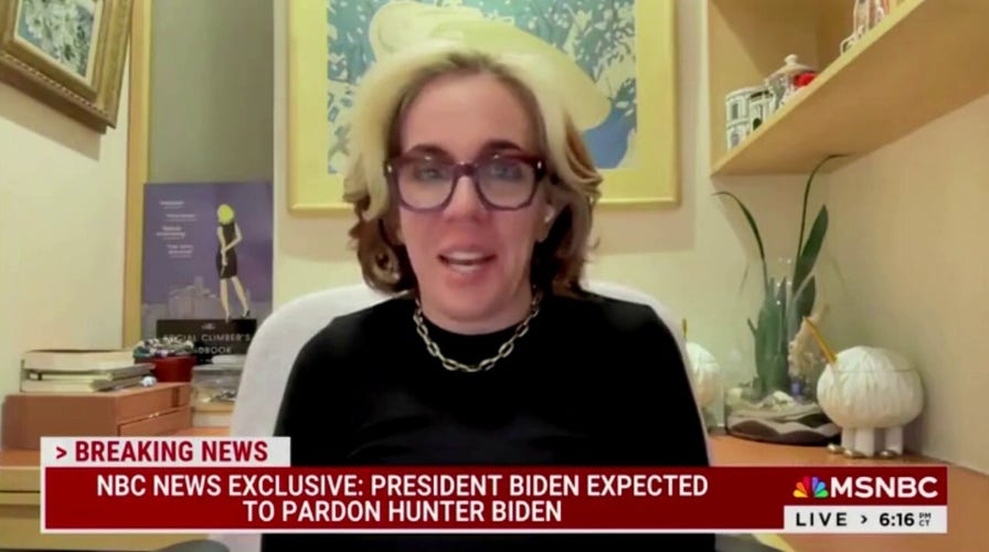 Liberal MSNBC commentator speechless over President Biden pardoning his son