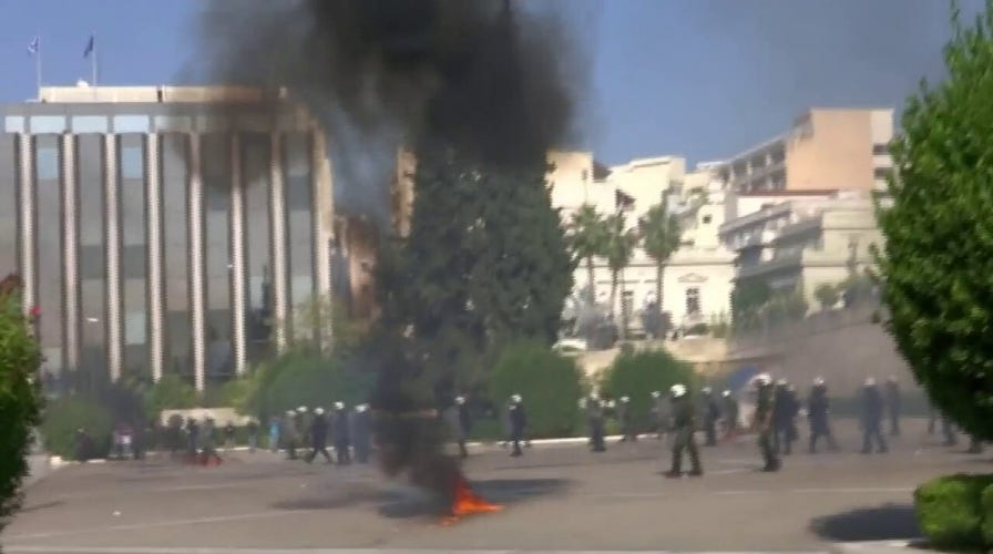 Protests turned violent in Greece over growing price hikes.