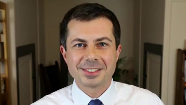 Pete Buttigieg slams Trump for taking credit for 'Biden economy'