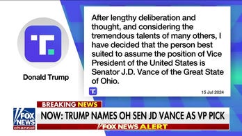 Trump picks JD Vance as vice president