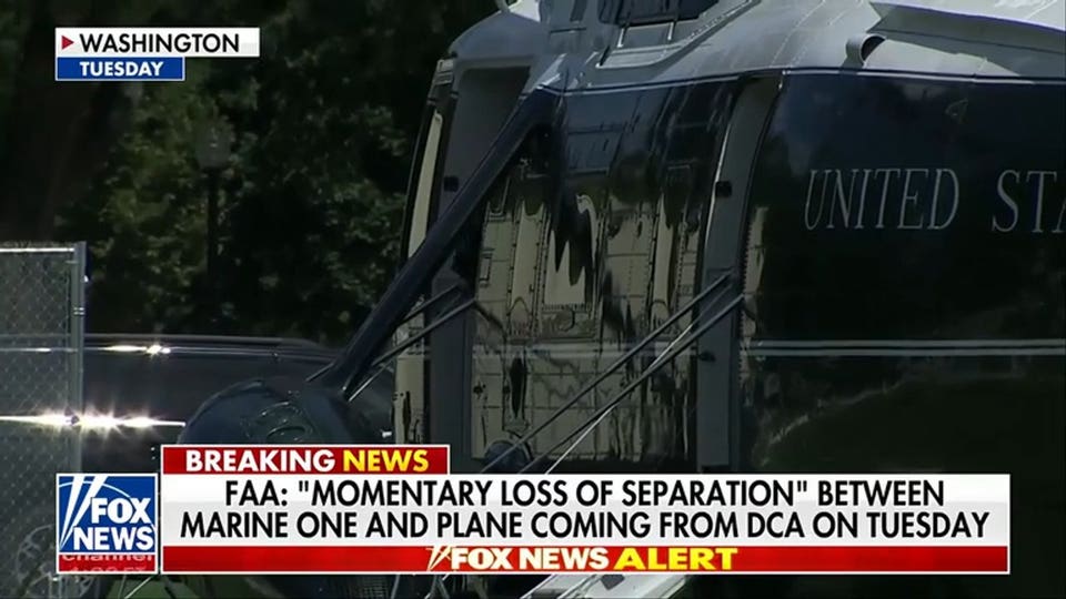 NTSB considering investigation into airspace incident with Marine One