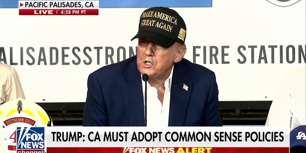 President Donald Trump offers love, hope and aid to those impacted by US wildfires