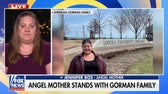 Angel Mother Jennifer Bos stands with slain Loyola student Sheridan Gorman's family