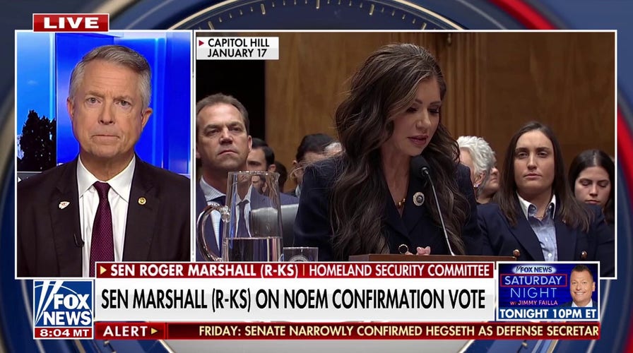 Sen. Roger Marshall says Kristi Noem is ‘tough as nails’ ahead of Senate confirmation vote