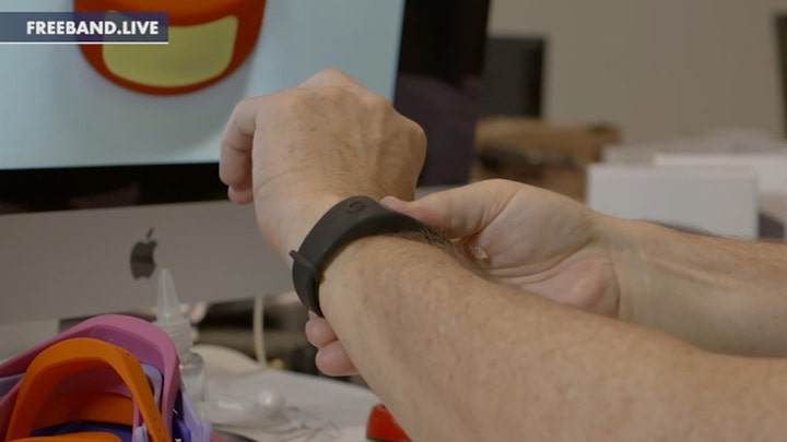 Hollywood producer creates hand sanitizer wristband to help combat COVID-19