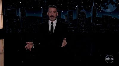 Jimmy Kimmel addresses 'expectant widow' backlash