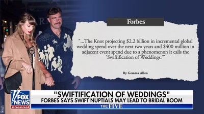 'The Five' ponders wedding 'boom' following the Taylor Swift-Travis Kelce dream wedding