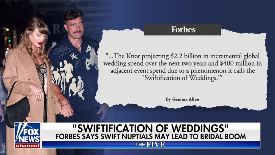 'The Five' ponders wedding 'boom' following the Taylor Swift-Travis Kelce dream wedding