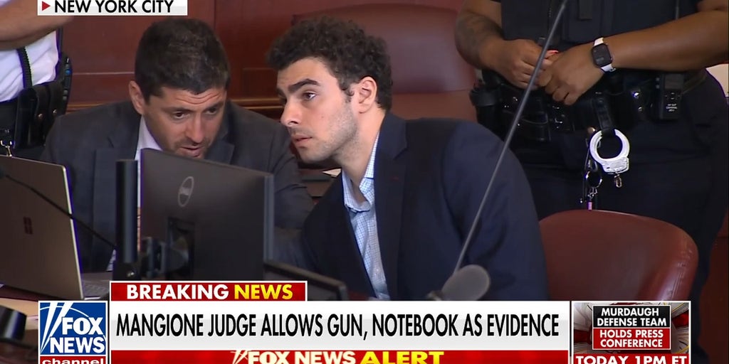 Mangione trial judge allows gun, notebook as evidence