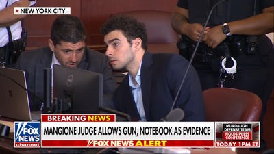 Mangione trial judge allows gun, notebook as evidence