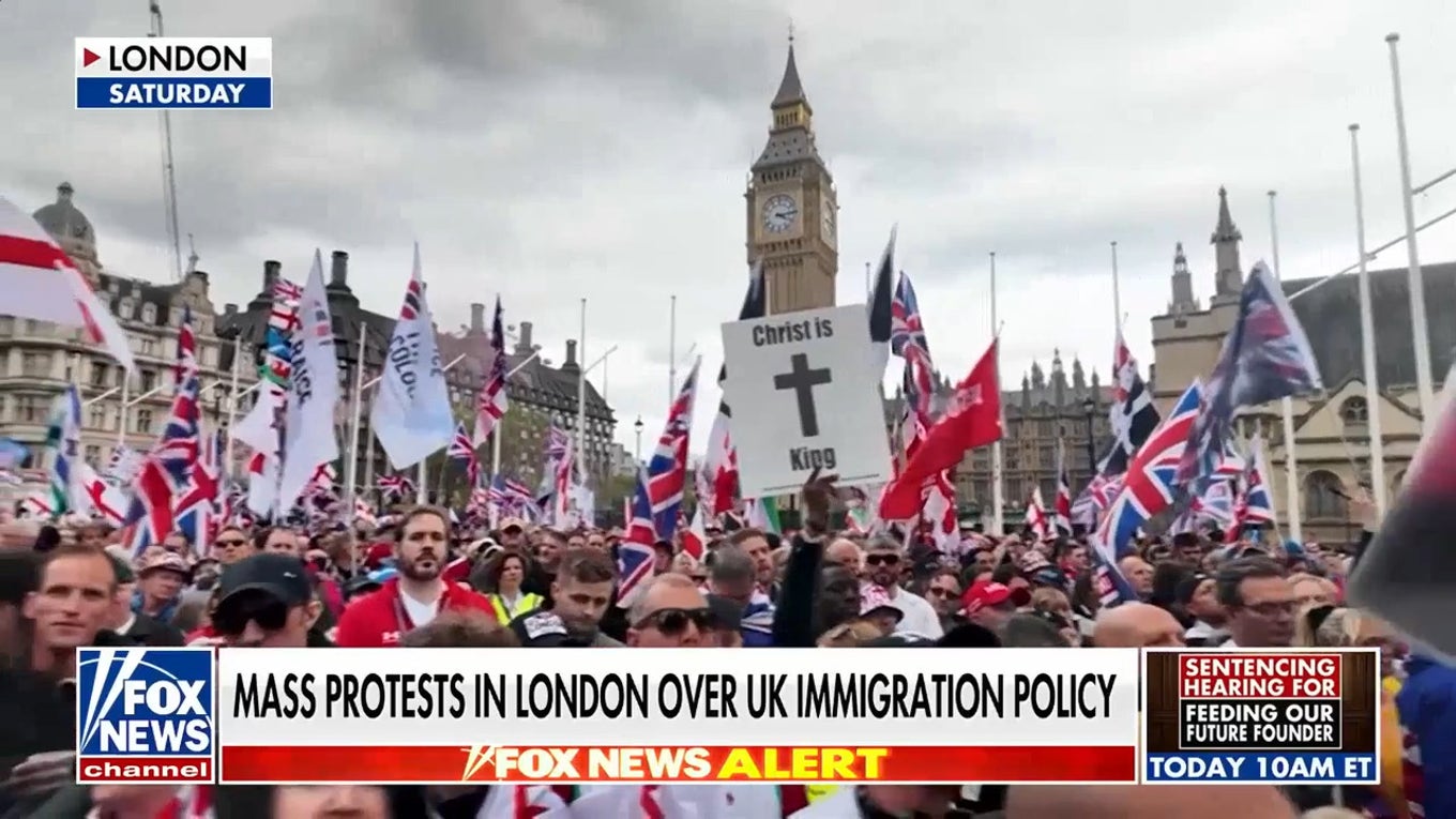 UK immigration protests escalate as thousands rally against border policies
